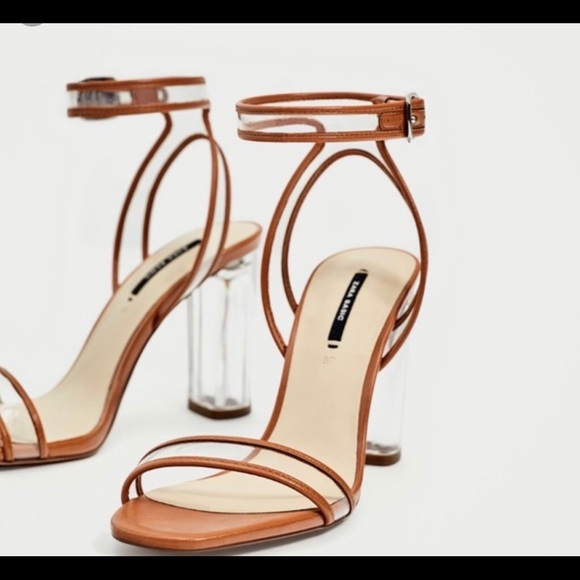Zara Shoes - Zara Vinyl High Heel Sandal